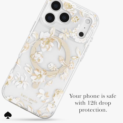 Image of kate spade new york iPhone 17 Pro Max Case - Compatible with MagSafe - Designer Phone Case - Autumn Toile