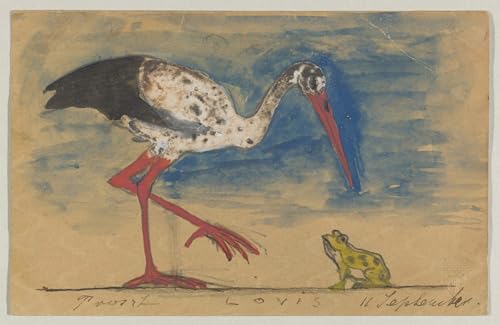 Cuadro en Lienzo Lovis Corinth Postkarte para Oficina Decoración 60x90cm