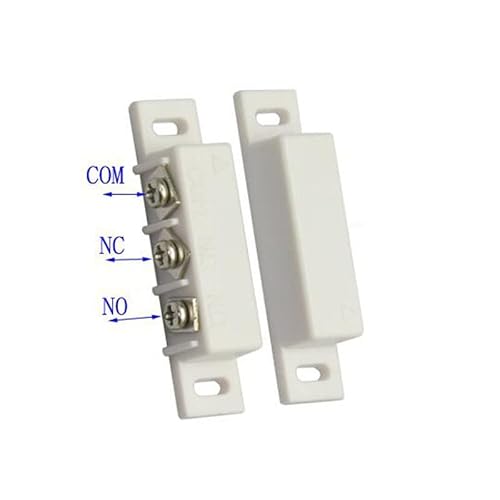 Heaveant 5/10Pair. M-31B 10 PCS 5pair Magnetischer Reed-Lückenschalter Nc No. Kombinierter Tür- / Fenster-Kontaktsensor for drahtloses Sicherheitsalarmsystem (Color : 10pair) Cover