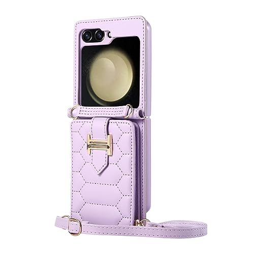 Coque portefeuille Galaxy Z Flip 5 antichoc pour protéger votre écran des chutes