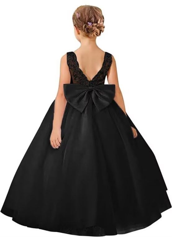 Flower Girl Dress Toddler First Communion Dress Tulle Princess Pageant Formal Dresses Birthday Party Prom Ball Gown