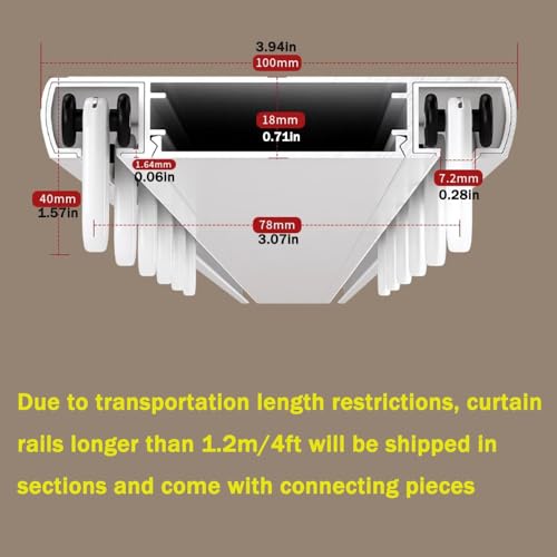 Tringle à rideaux double à installation facile pour optimiser vos espaces
