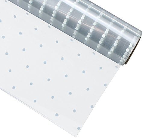 BigTree 20m x 80cm Clear Cellophane Wrap Florists Flowers, Hampers & Gifts Wrapping - Cellophane Roll Christmas