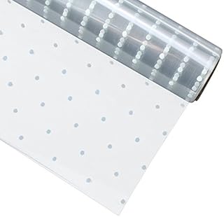BigTree 20m x 80cm Clear Cellophane Wrap Florists Flowers, Hampers & Gifts Wrapping - Cellophane Roll Christmas