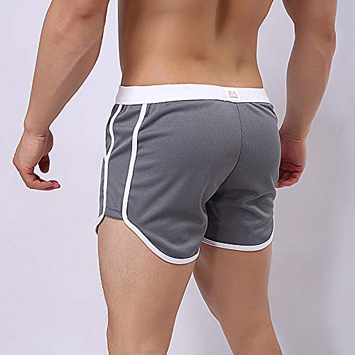 Rexcyril Men's Running Workout Bodybuilding Gym Shorts Athletic Sports Casual Short Pants3