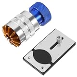 JOINPAYA Uhrmacher Werkzeugset zum Entfernen Von Armbandgliedern und Gehäuseboden Stahl Reparaturset für Uhrenarmbänder und Uhrengehäuse Inkl Abzieher und Basisentferner für Uhrreparatur