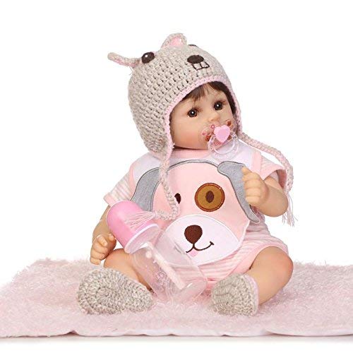 LILITH 17 '' Reborn Baby Dolls Look Real Touch Silicone Reborn Doll Realistic Newborn Baby Girl Lifelike Present Xmas Gift