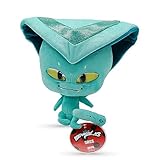 Miraculous Ladybug - Kwami Mon Ami Sass, 9-inch Snake Plush Toys for Kids, Super Soft Stuffed Toy with Resin Eyes, High Glitter and Gloss, and Detailed Stitching Finishes (Wyncor)