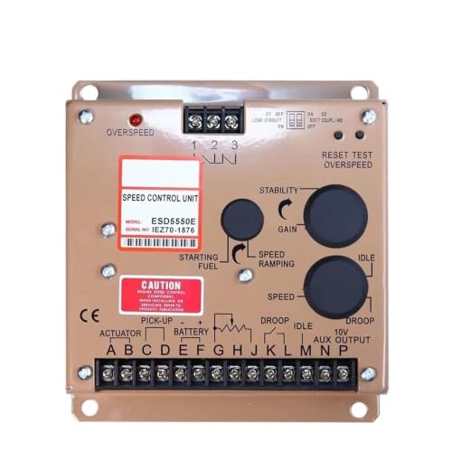 Regulador de velocidad ESD5120 para solucionar caídas de tensión en generadores