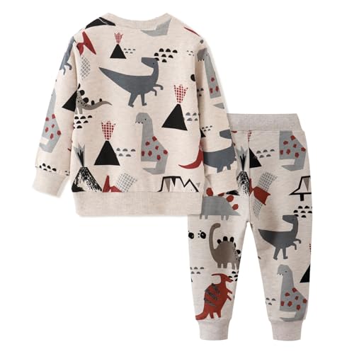 Volunboy Toddler Boys Clothes Sets Little Boy Clothing Long Sleeve Pullover Jogger Pants Kids 2 Pieces Outfits2