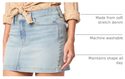 Levi Strauss Signature Gold Women's True Skirt (Available in Plus), Walking On Clouds, 28 Plus - image 4