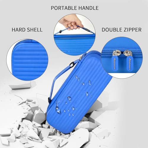 Image of Large Stethoscope Case for 3M Littmann Classic III and BP Cuff-Blue | Also Fits Paramed, for FriCARE and for Scienlodic; Layered Pockets Organize Medical Tools, Blue, Case Only