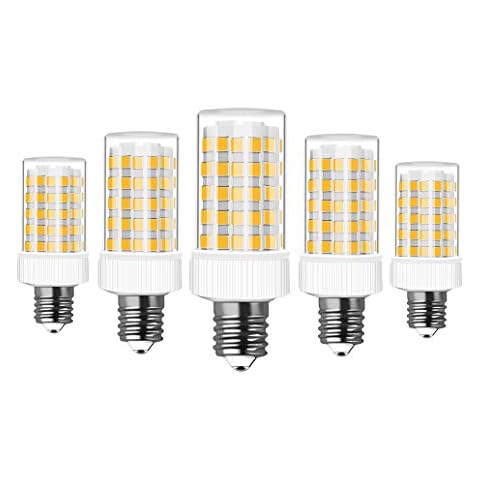 RANBOO E14 LED Bulbs 10W, 80W Halogen Bulb Equivalent, 800LM, Warm White 3000K, 360°Beam Angle, AC 220-240V, Non-Dimmable, E14 Energy Saving Bulbs, 5 Pack Cover