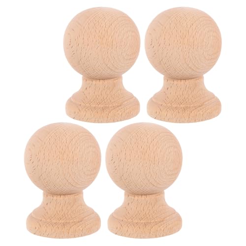 Postes de madera maciza para escaleras remates de diseño clásico beige BATHVEVE para exterior