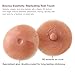TgoBeauty 1 Pair Diameter 6cm Reusable Attachable Self Adhesive Silicone Nipple Realistic Adhesive Silicone Nipple Cover (Bronze, M)