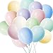 Produktbild CXvwons Luftballons, Luftballon Hochzeit Ballon Partyballon Latexballons metallisch Glanz Bunte Ballons Spielzeug für Kindergeburtstag Hochzeits Geburtstagsfeier Party (Macaron Ballons 100 Stück)
