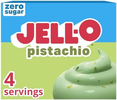 Jell-O Instant Pudding & Pie Filling Mix, Pistachio, 1 oz Box