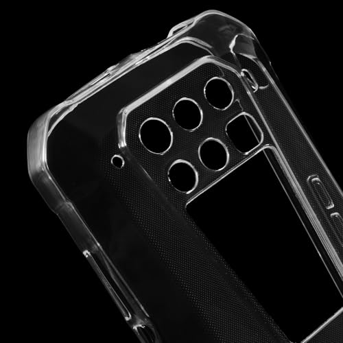 TPU Phone Case Compatible with Unihertz 8849 Tank 3 Pro, Slim Shockproof Soft Cover with Anti-Scratch Design and Precise Cutouts for Full Protection (Clear)