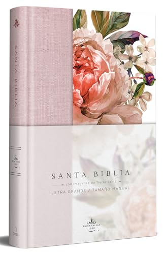 Large Print Pink Bible RVR 1960 Hardcover Handy Size