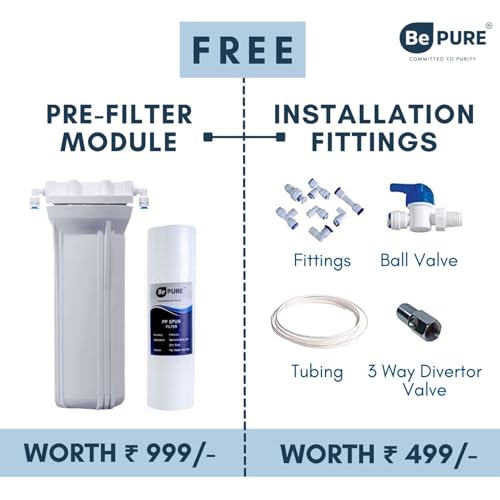 Image of Bepure Alken ISI Mark Stainless Steel Tank 12L RO+UV+UF+TDS+ Copper Alkaline Water Purifier| 8 Stage Purification | Steel Tank RO Water Purifier | Stainless Steel Filter | Works Upto 3000 ppm