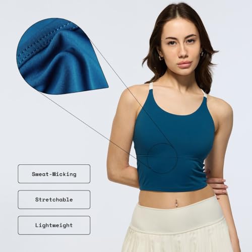 Image of CAVA Cross Back Sports Bra for Women | High Support, Soft Fabric, Wide Underbust Band, Minimal Seams | Activewear for Gym