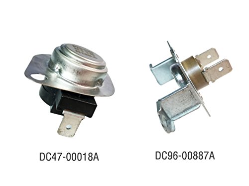 SAMSUNG DC47-00018A and DC96-00887A Dryer Thermal Fuse Thermostat