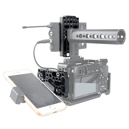 Niceyrig Multifunctional Camera Cheese Easy Plate With Cold Shoe Mount For Railblocks, Dovetails And Short Rods #TOP6