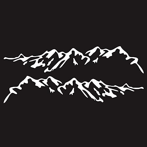 Autocollants voiture montagne décor latéral vinyle haute qualité pour portière