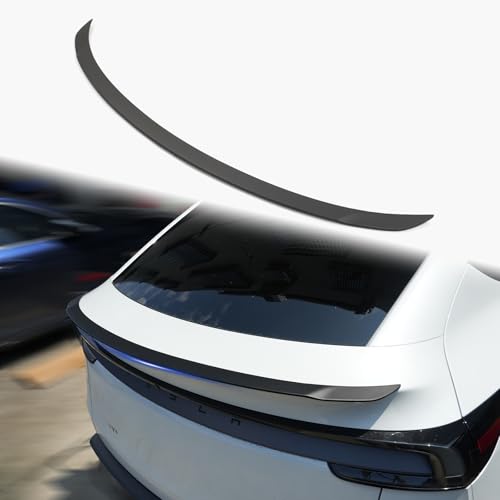 YJMOTOR for Tesla Model Y Juniper Rear Spoiler Wing ABS 2025 2026 Trunk Wing Rear Trunk Lip Spoiler Sporty Appearance for Tesla Model Y Juniper Refresh Exterior Accessories Trunk Spoiler(Matte Balck)