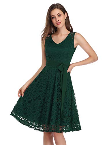 KOJOOIN Damen Vintage Brautjungfernkleid: Hochwertige Verarbeitung und edles Design für besondere Anlässe