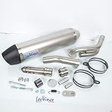 Tubo de Escape Tubo de Escape LEOVINCE para Scooter Gilera 125 Runner VX 4T 2006A 2020 Nuevo
