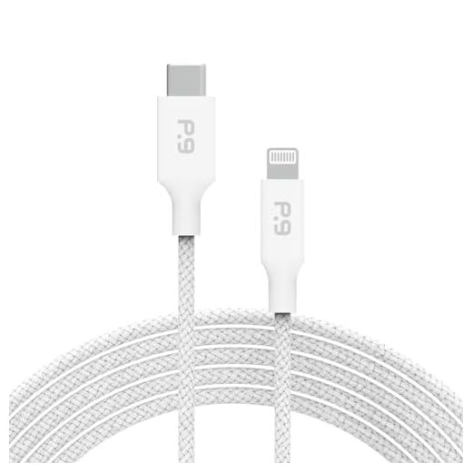 PureGear Braided USB C to Lightning Cable