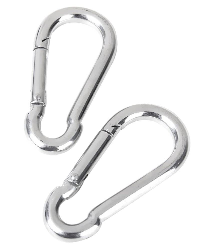 TOPPRO FITNESS SNAP HOOK TP-SH-01 | HEAVY DUTY SAFETY LOCK CABLE ATTACHMENT | STAINLESS STEEL SPRING SNAP HOOK | MULTI PURPOSE | GYM CABLE ATTACHMENT | GERMAN DESIGNED | TAIWAN CERTIFIED | SILVER 2 PC (B0BLSVX22N) Amazon Price History, Amazon Price Tracker