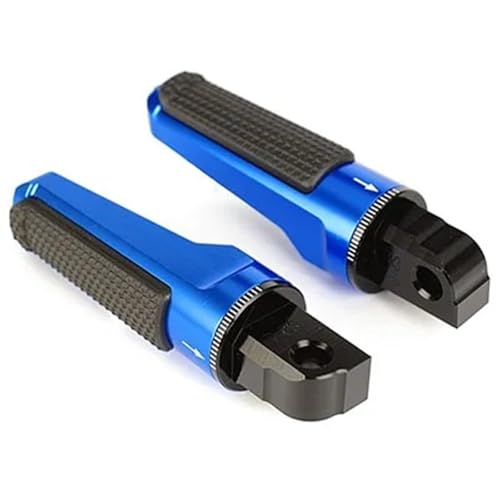 Motorrad-Fußrasten Für Suzuki SV650 SV650X SFV650 GLADIUS GSR600 GSR750 GSXR 600 750 1000 CNC Hinten Fußrasten(Blau)