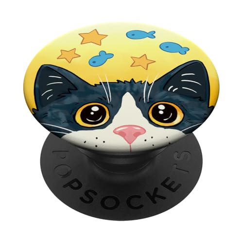 PopSockets Phone Grip Cat PopSocket - Boss The Cat PopSockets Adhesive PopGrip