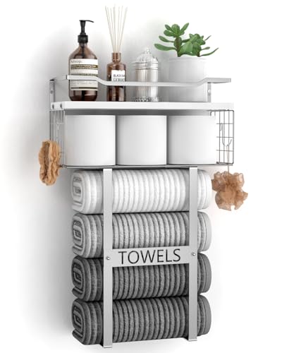 Towel Racks for Bathroom Wall Mounted - Bath Wall Towel