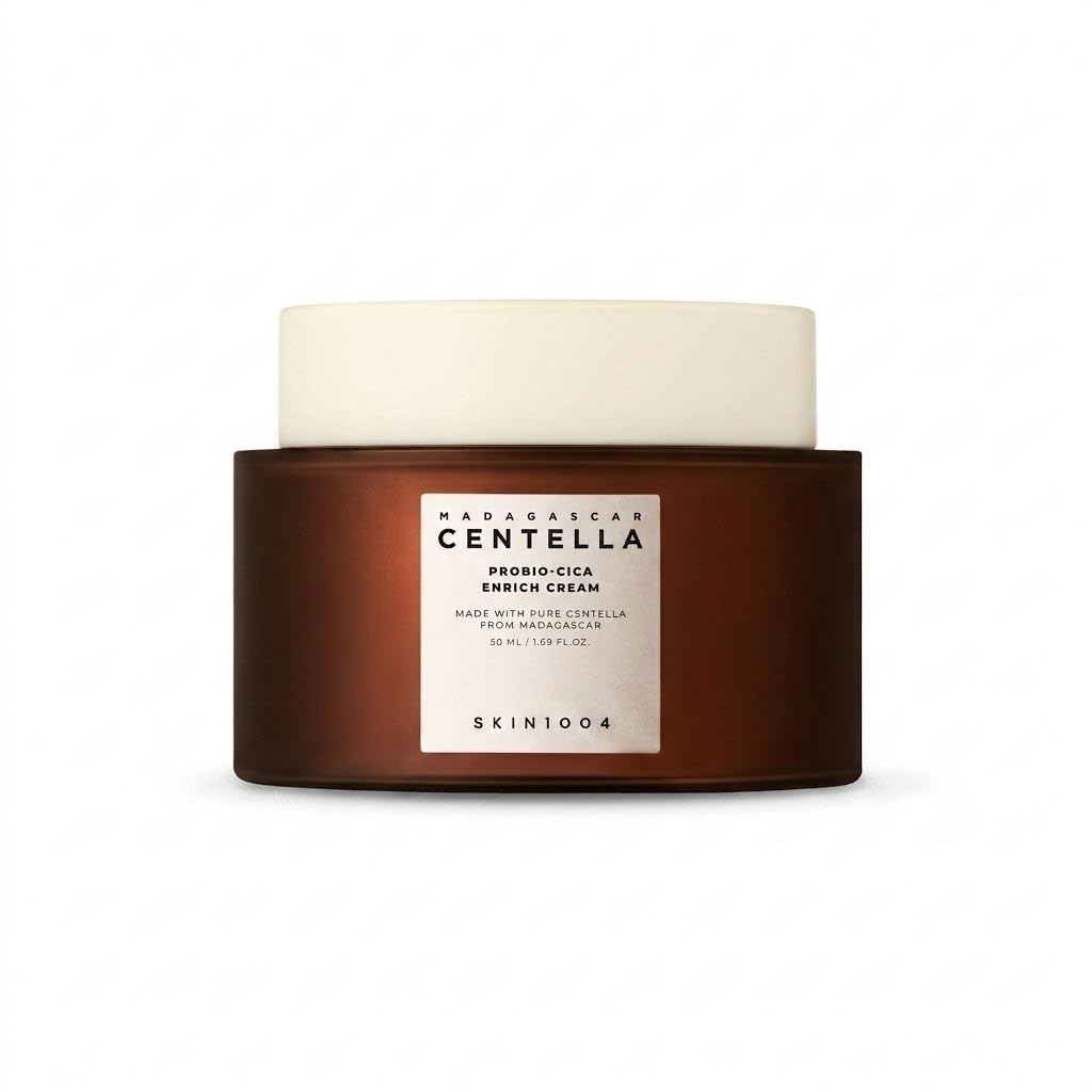 SKIN1004 Madagascar Centella Probio-​Cica Enrich Cream - Crema facial reparadora, 50 ml