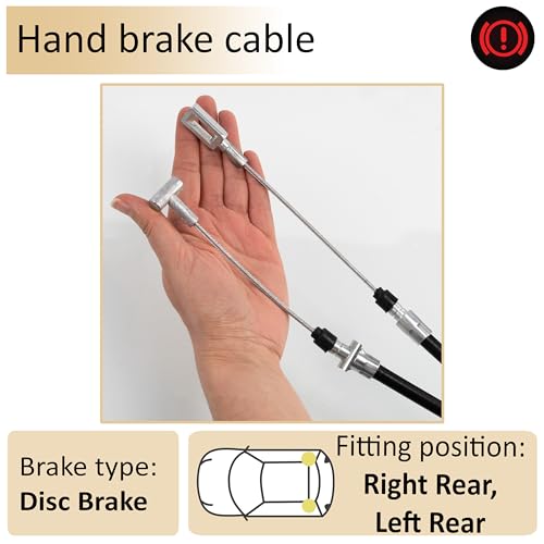 AERZETIX - C71989 - Handbremszug - Montageseite Hinterachse - kompatibel mit Iveco - OE-Nummern 500322988