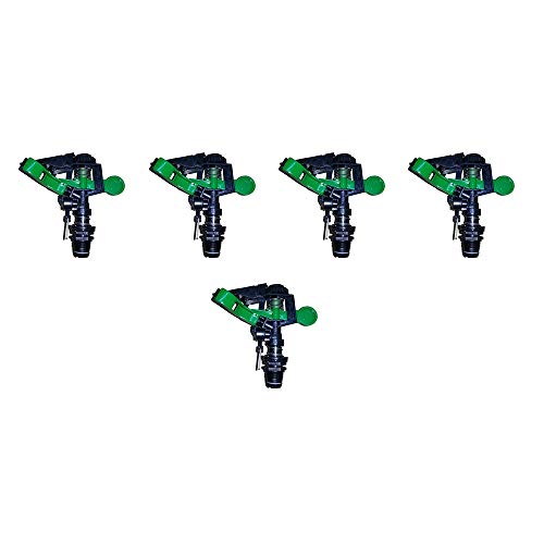 Aspersor agrícola 1/2' sectorial plástico Aspersor de impacto agricola de bajo caudal, rosca macho PACK de 5 Unidades