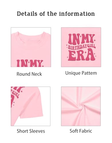 Image of Birthday Girls Shirt Kid It's Me Hi I'm The Birthday Girl It's Me 5-12Y | YHHR Birthday Shirts for Girls ,Bday Girl Shirt ,Its My Birthday Shirt Girl Graphic Tee ,Kids Bday Party Outfit 5-12 Years