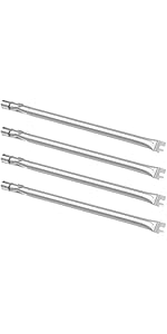 Meyafiny 4 pcs 19.5” Grill Burner Tubes 304 Stainless Steel 62752 Burner Replacement for Weber Ge...