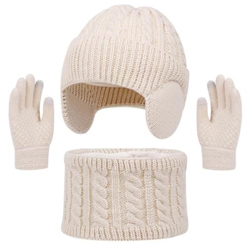 Ensemble bonnet écharpe garçon 10 ans et fille pour les sorties d'hiver à l'école