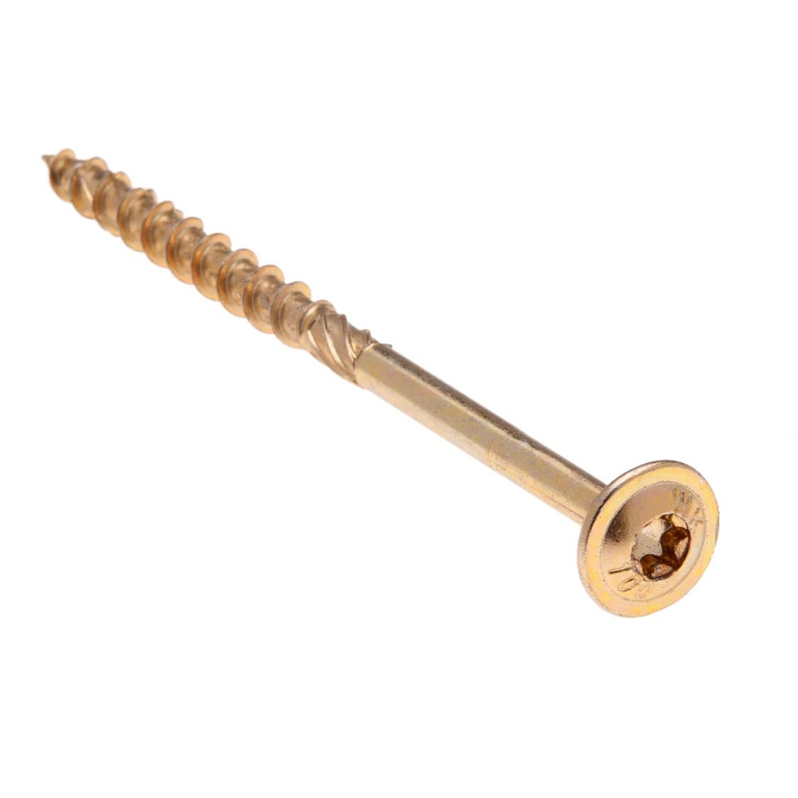 Viti Per Legno Autofilettanti 8x200 Mm Torx - Testa Piatta, Zincate, Per Costruzioni E Giunzioni, Confezione Da 50 Pezzi