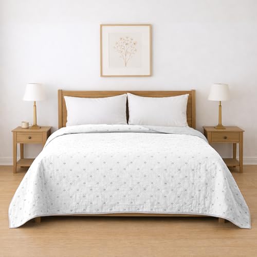 BESCH Colcha Boutis para Primavera y Verano