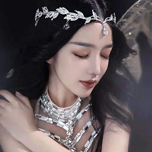 Fiori per Capelli Comunione,Nesloonp Coroncina