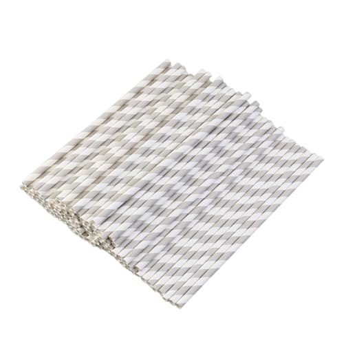 VALICLUD 200 pitillos desechables de papel gris miniatura 1