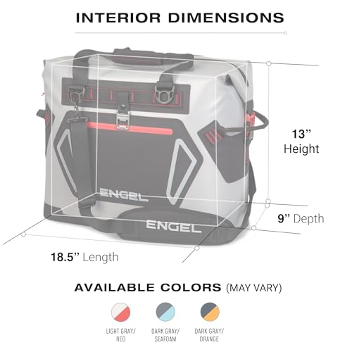 Engel HD30 High Performance Soft-Sided Tote Cooler Bag, Dark Gray & Seafoam by ENGEL - Used condition - Image 3