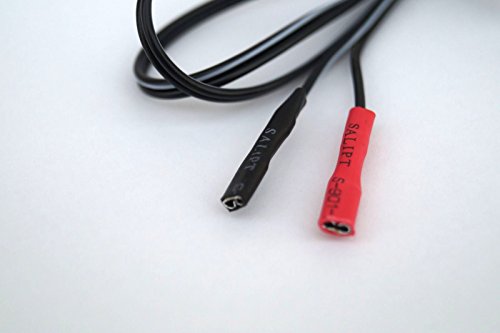 acelo - 2er Set - Fahrrad - Lichtkabel, Doppelkabel, Kabel - je 1x 210cm und 1 x 100 cm