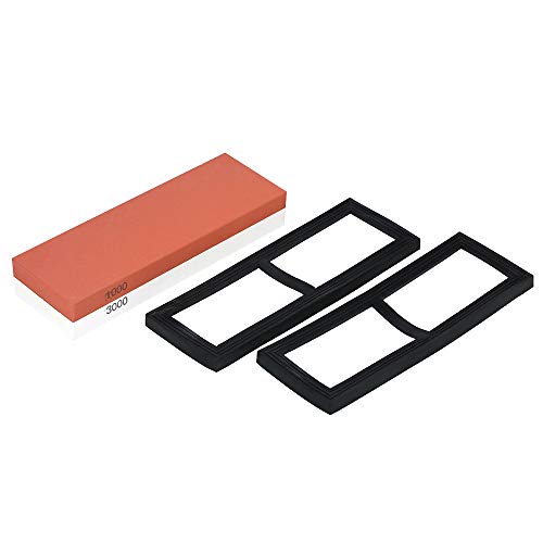 Decdeal 1000/3000 Grit Facas Laterais Facas de Afiar Pedra de Amolar Faca de Moer Moagem 180 * 60 *