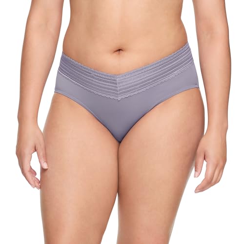 Image of Warner's Women's No Pinching No Problems Dig-free Comfort Waist With Lace Microfiber Hipster 5609j, Retired Colors